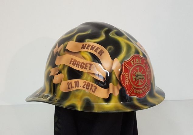 American style fireman helmet from June 2016
